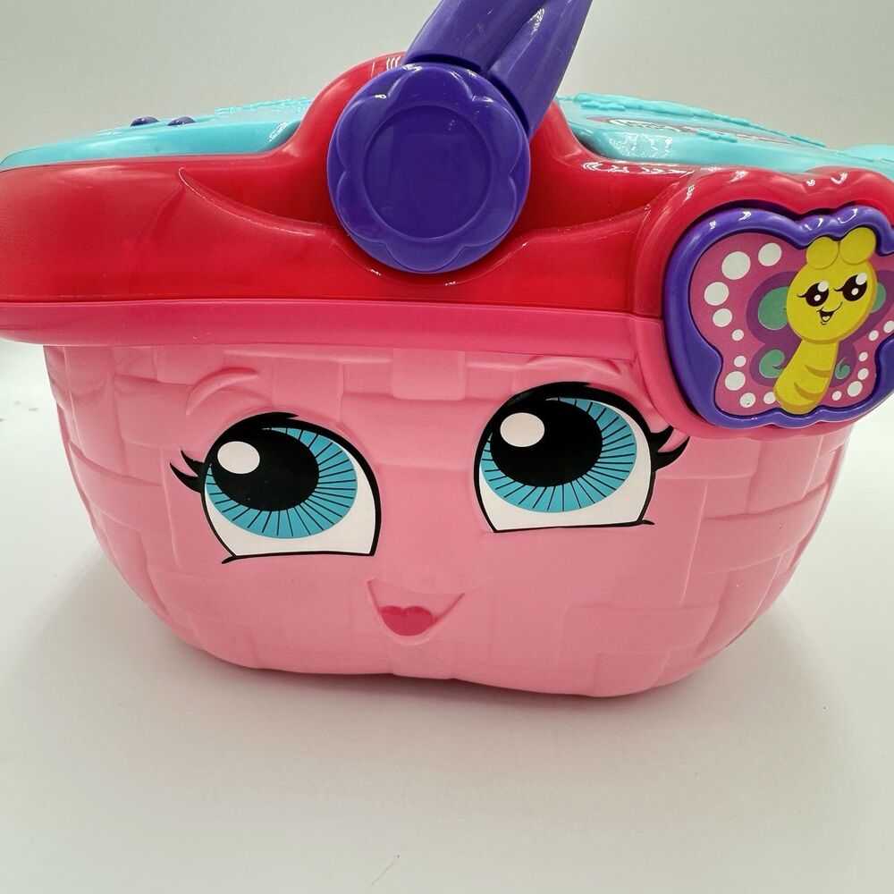 LeapFrog Shapes and Sharing Picnic Basket Interactive Preschool Toy TESTED - Picture 9 of 10